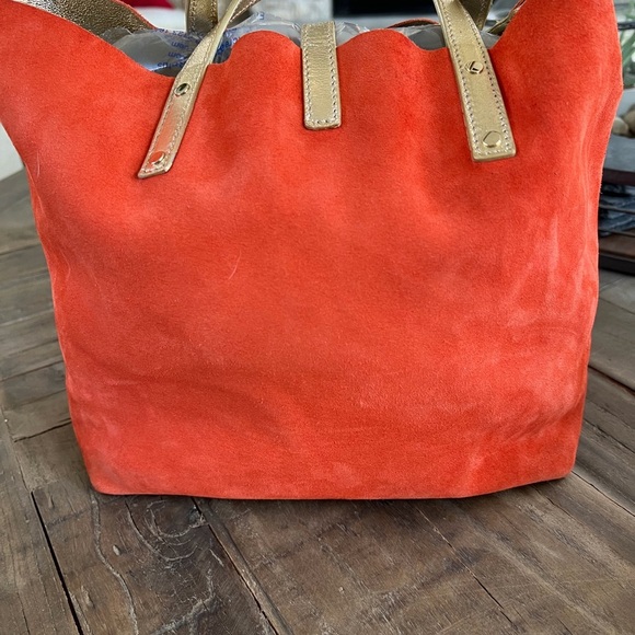 Tiffany reversible leather & suede metallic tote - Picture 11 of 13